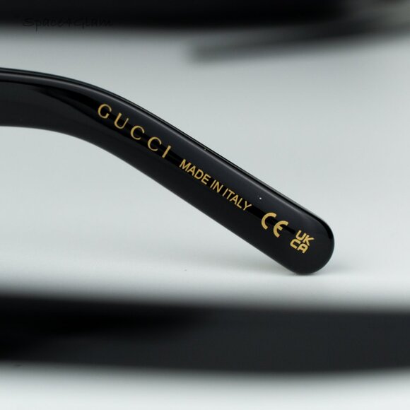 BRAND NEW Gucci GG1725O 001 Black Unisex Square Eyeglasses GG 1725O - Picture 6 of 7